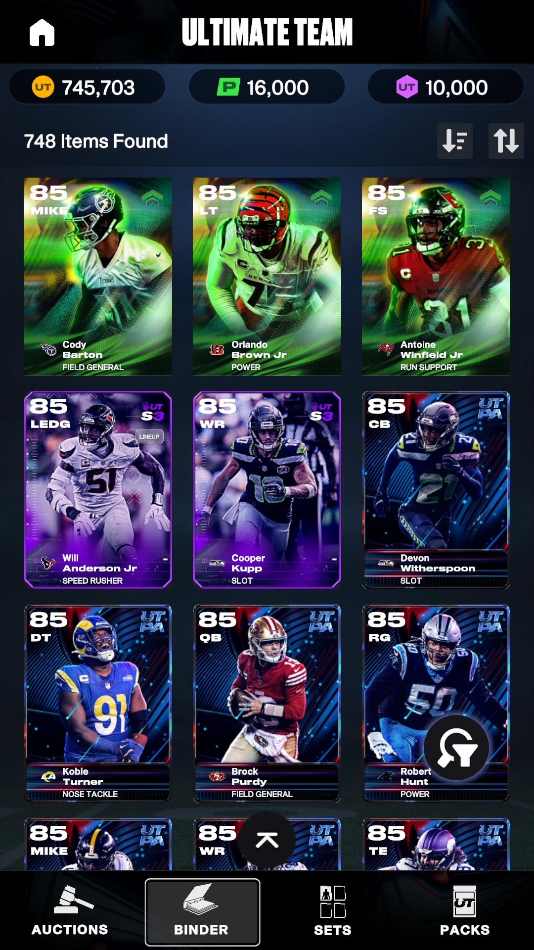 Captura de Tela do Jogo Madden NFL 26 Companion