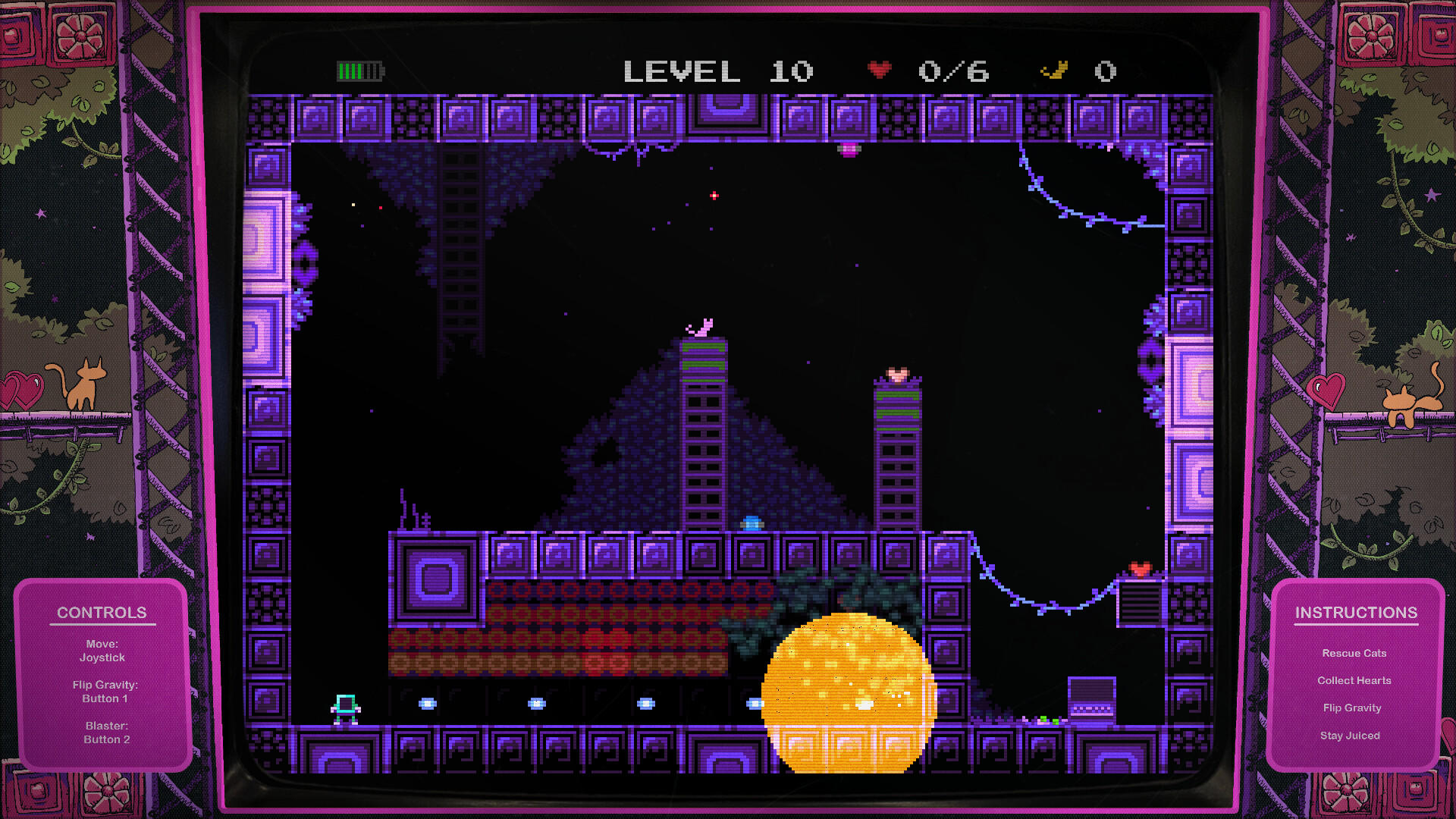 Screenshot of Digital Eclipse Arcade: Q.P.I.D.