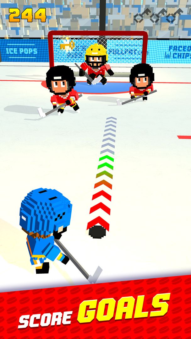 Blocky Hockey 게임 스크린 샷