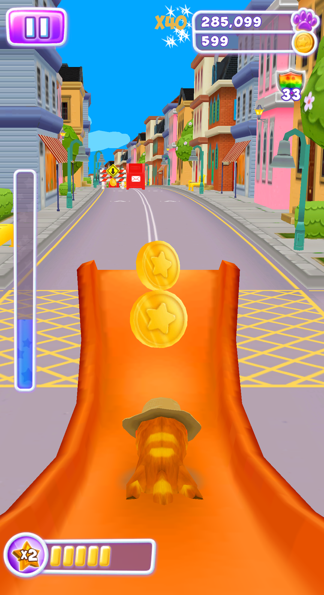 Talking Cat Run - Talking Kitty Kitten Game Screenshot