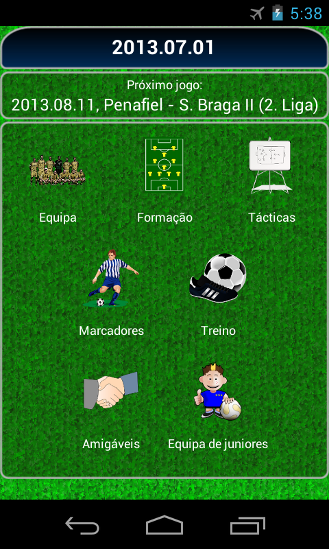 Captura de Tela do Jogo True Football 2
