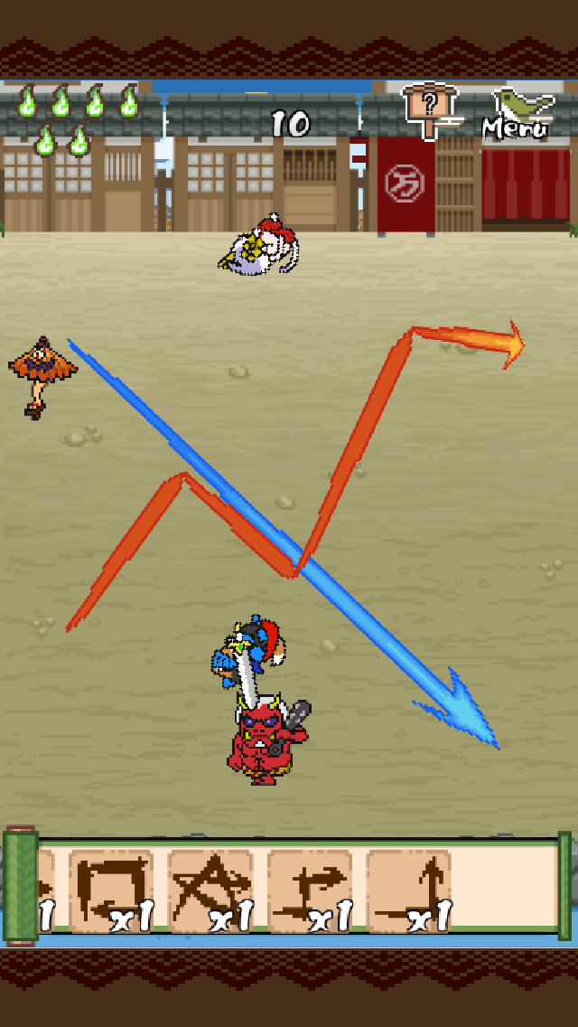 Wan Nyan Slash Game Screenshot