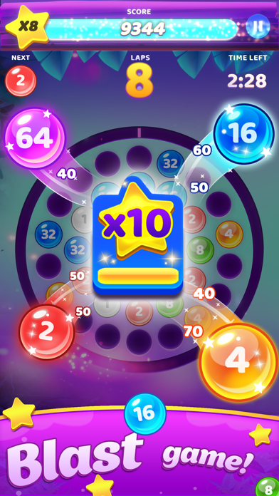 Laps Fuse: Puzzle with Numbers Game Screenshot