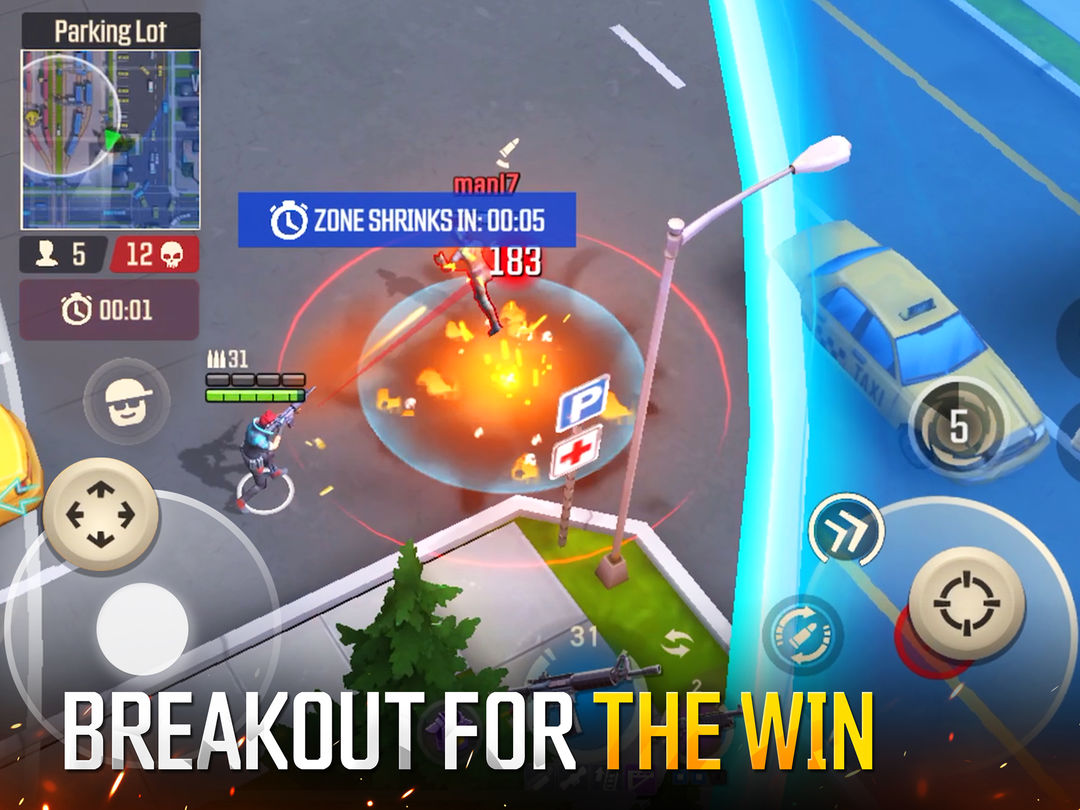 Outfire: Batalha Real ภาพหน้าจอเกม