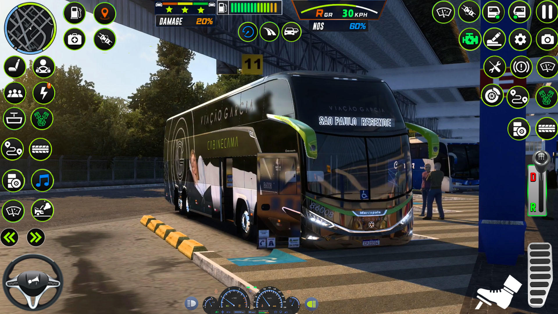Bus Simulator Games 3D 2024 ภาพหน้าจอเกม