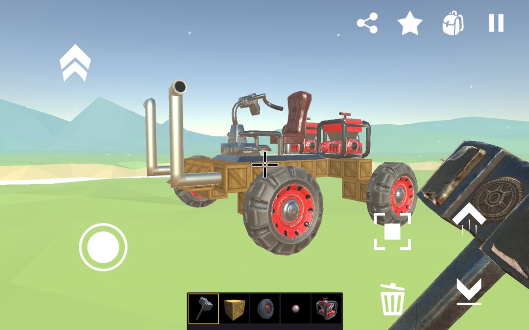 Screenshot of SSS: Super Scrap Sandbox - Become a Mechanic
