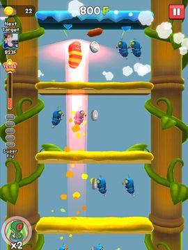 Flying LARVA ภาพหน้าจอเกม