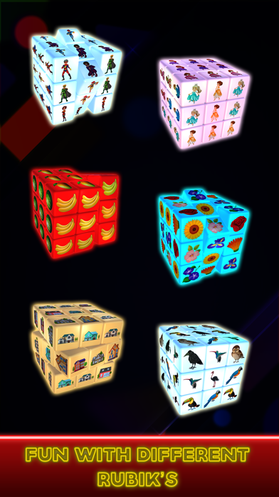 Screenshot of Rubik's Cube Solver 3D