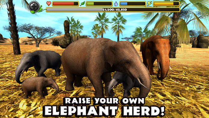 Elephant Simulator ゲームのスクリーンショット
