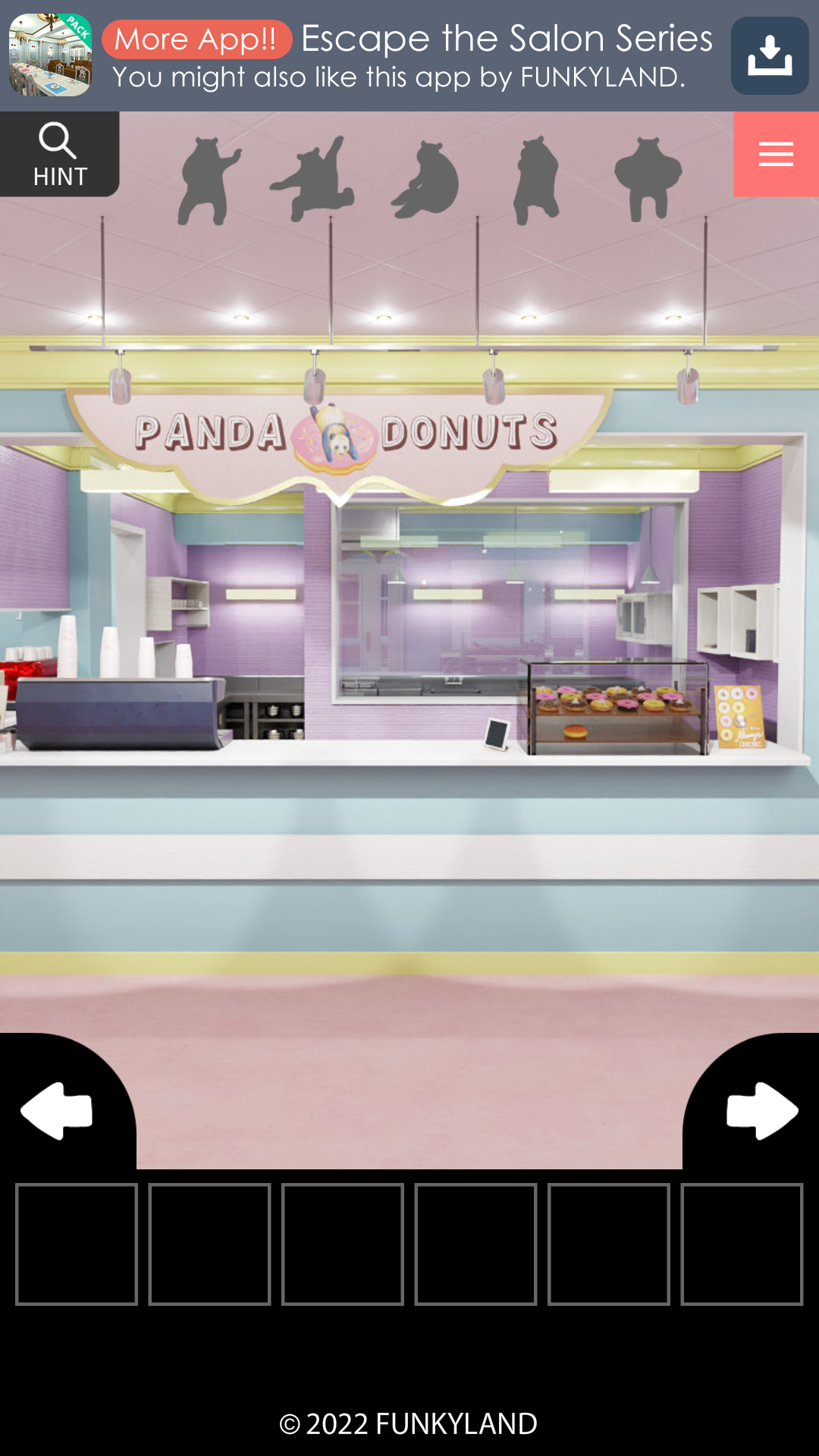 Escape the Panda Donuts Game Screenshot