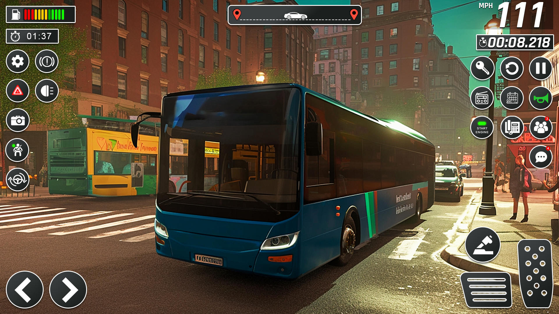 Bus Driving 3d: Bus Sim Games 게임 스크린 샷
