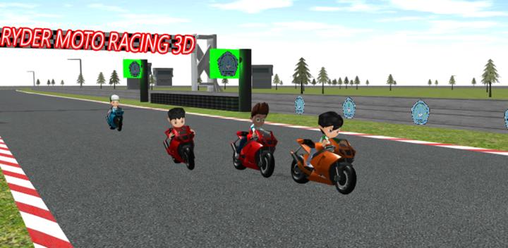 Banner of Paw Ryder Moto Racing 3D - mga laro ng paw racing patrol 2.0