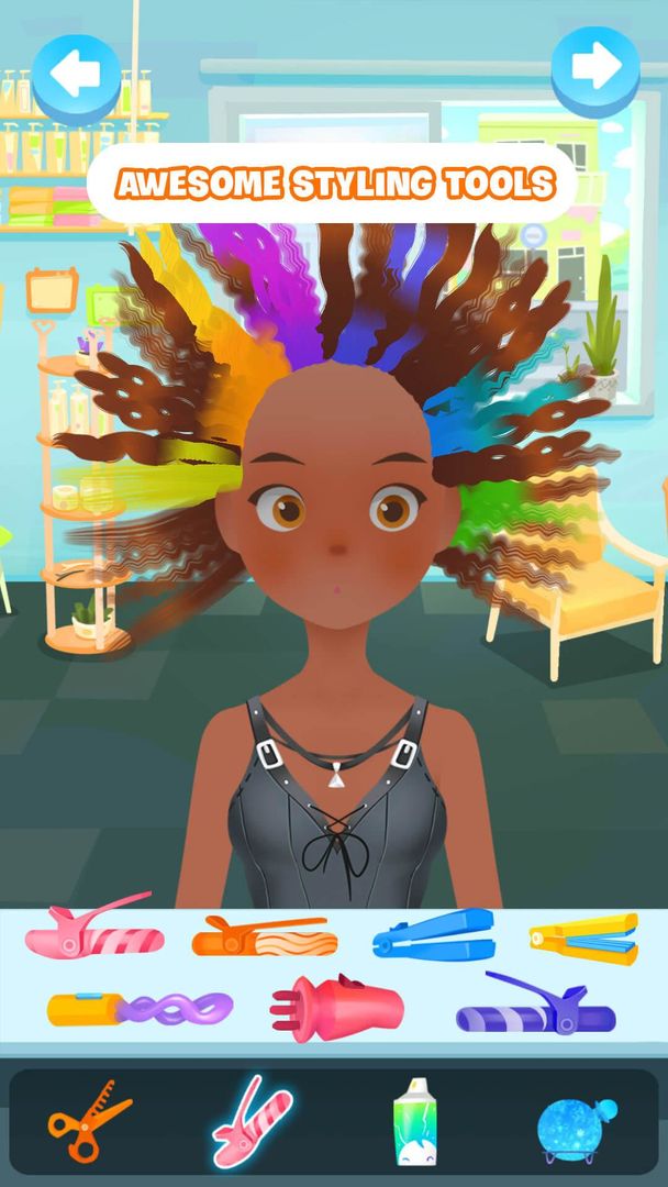 髮型沙龍公主裝扮 - 兒童沙龍遊戲遊戲截圖