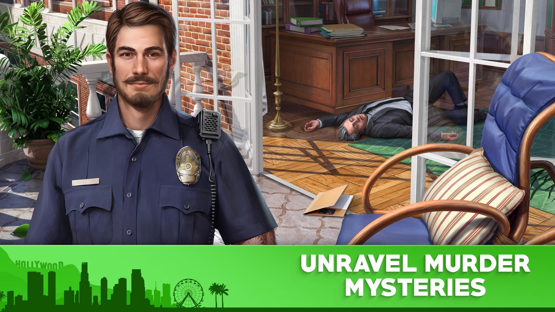 Screenshot of Crime Mysteries™: Find objects & match 3 puzzle