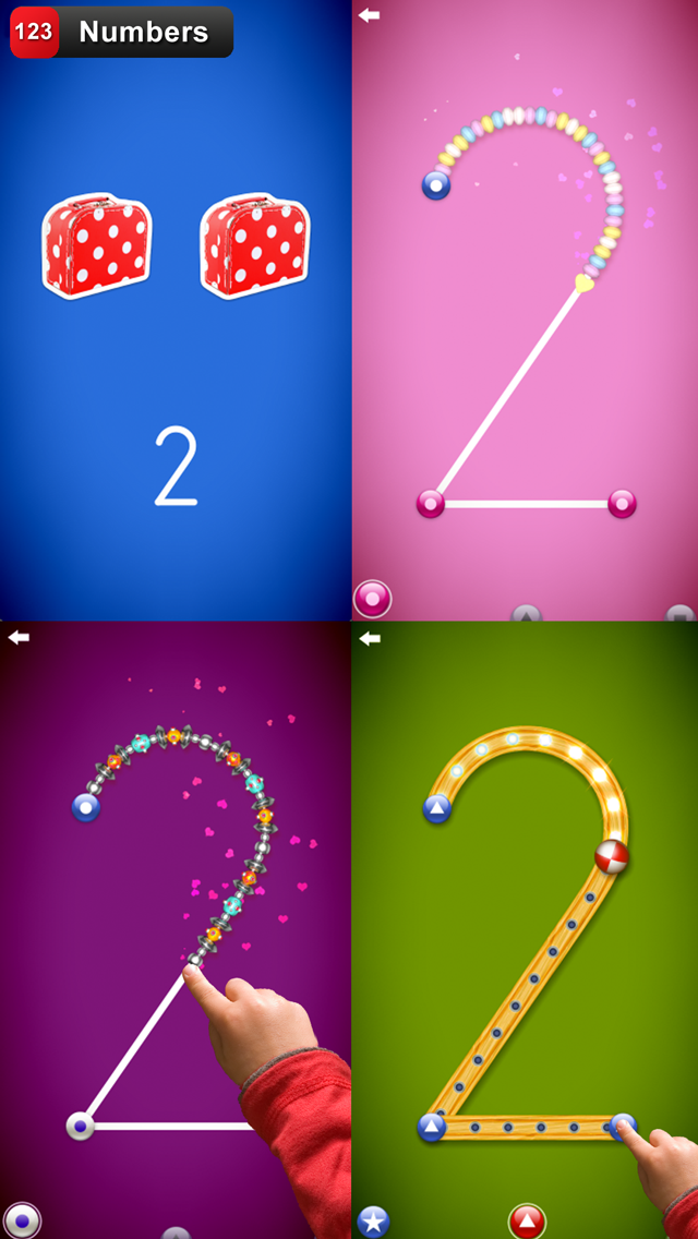 Captura de Tela do Jogo LetterSchool - learn write abc