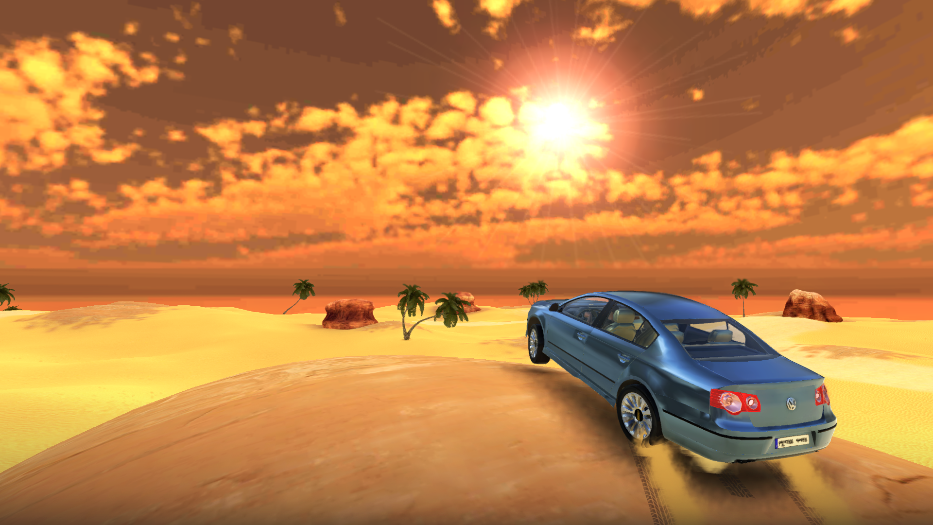 Passat B6 Drift Simulator Game Screenshot