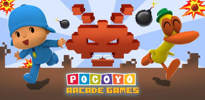Banner of Pocoyo Arcade Games 2.3