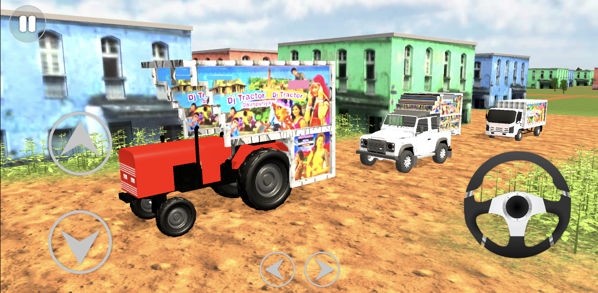 Captura de Tela do Jogo Indian DJ Driving 3D