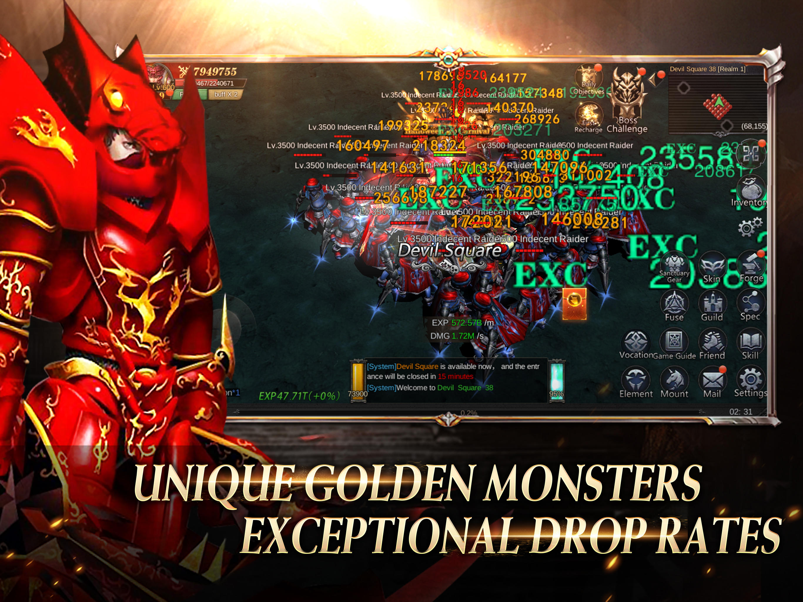 MU: Dragon Havoc Game Screenshot