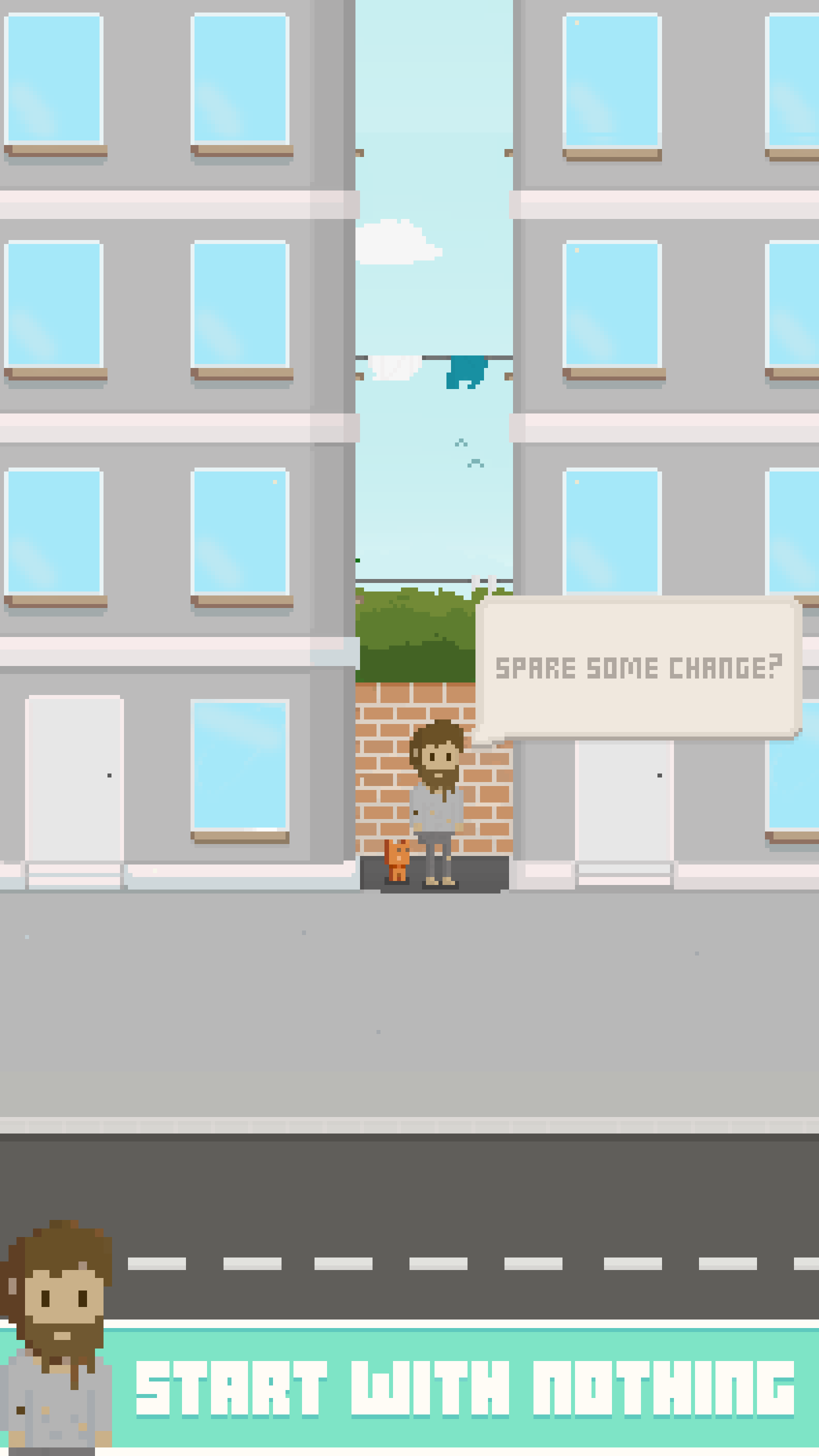 Virtual Beggar Game Screenshot