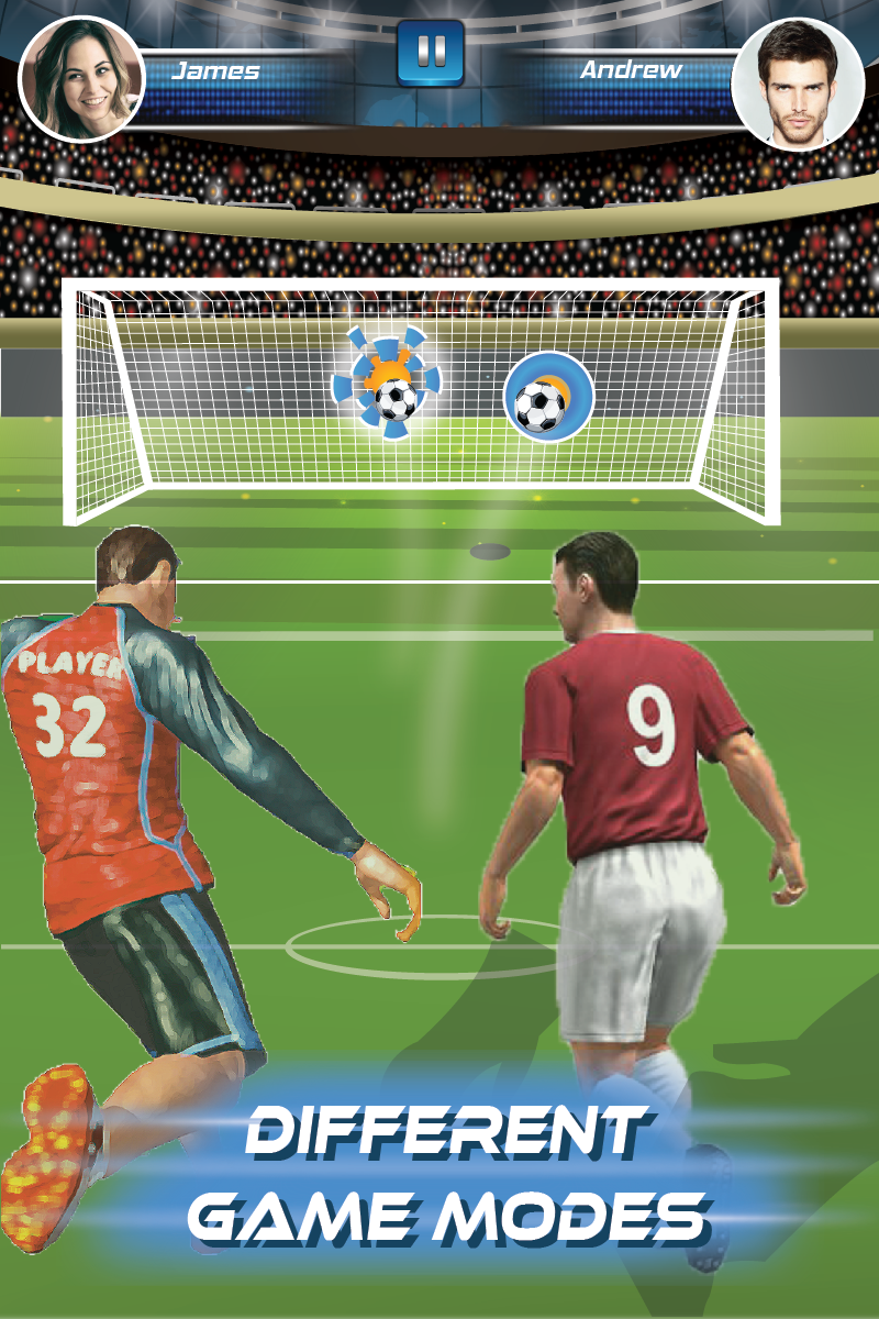 Screenshot of Football Strike Soccer Free-Kick