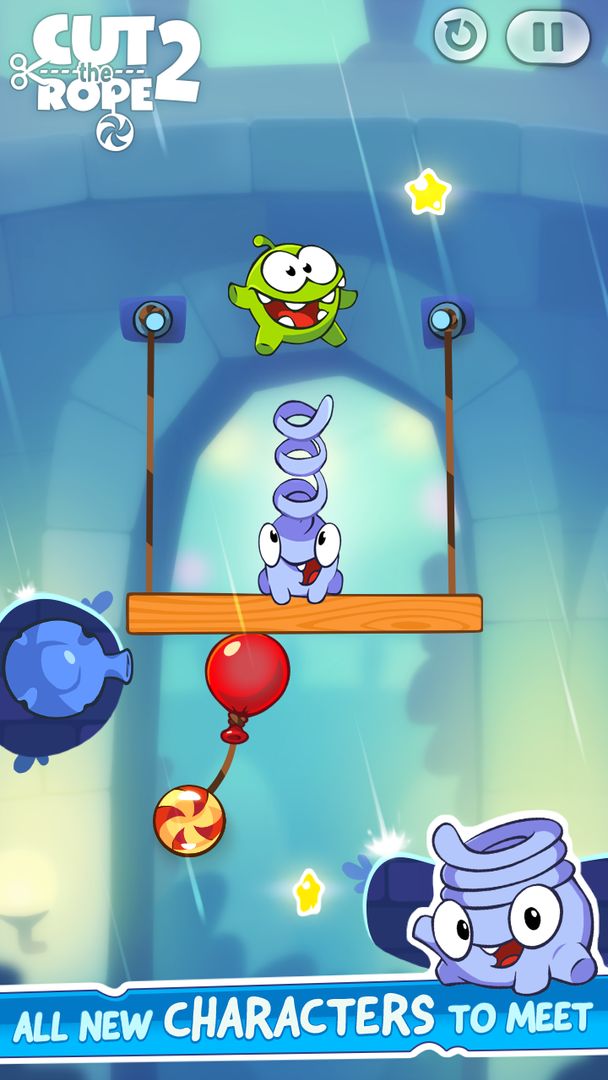 Cut the Rope 2 ภาพหน้าจอเกม