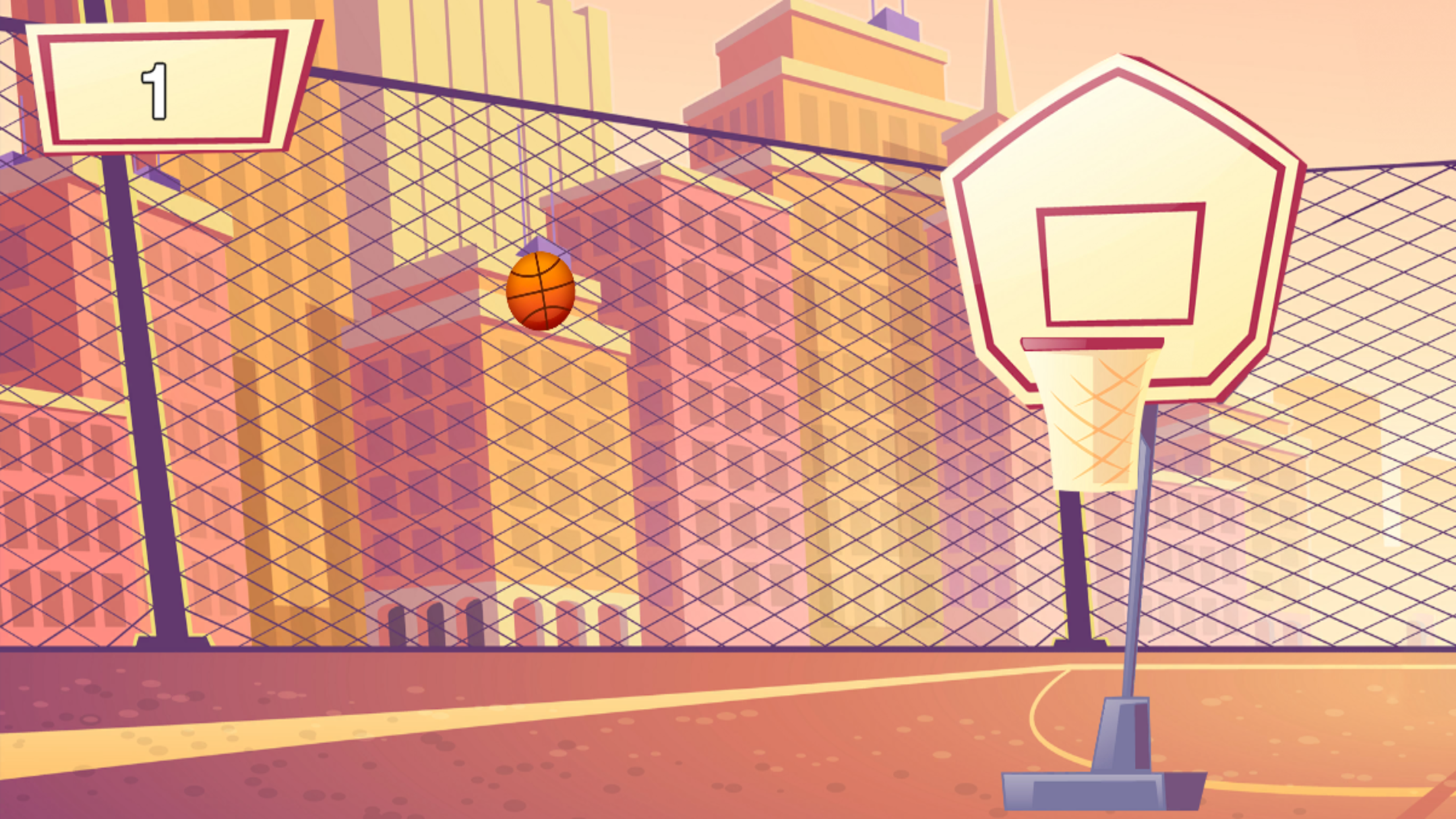 Street basketball Game Screenshot