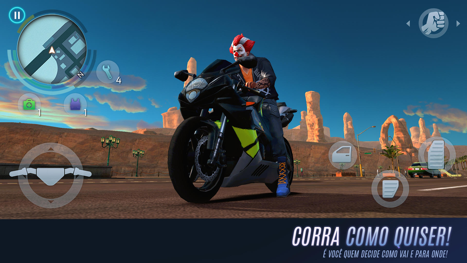 Captura de Tela do Jogo Gangstar Vegas: Mundo do Crime
