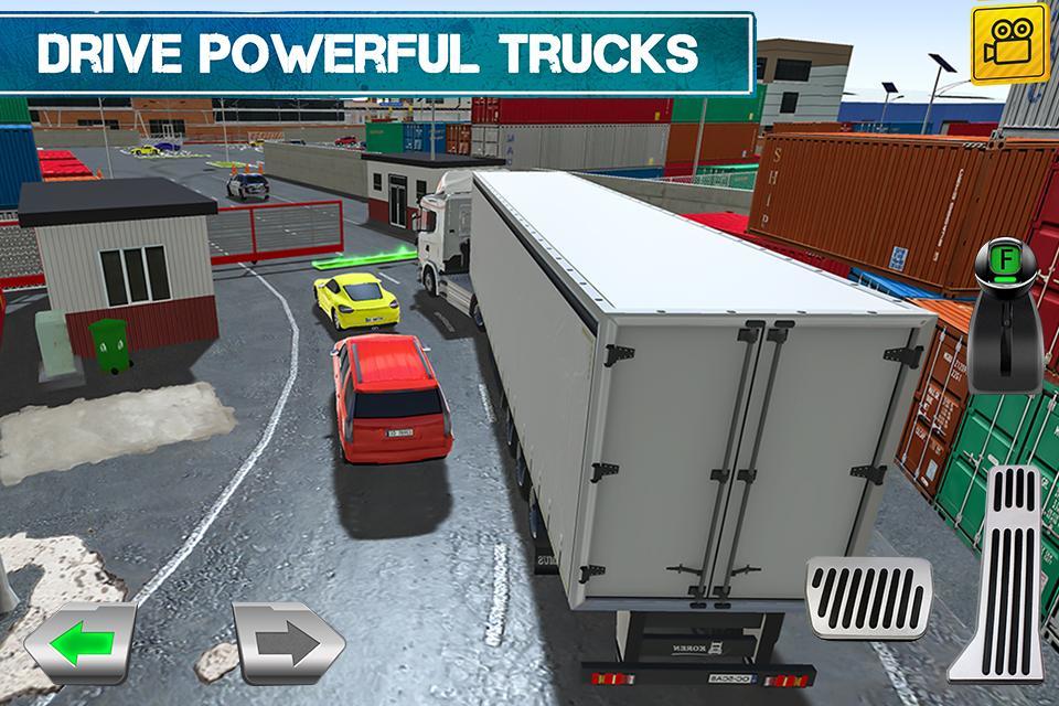 Cuplikan Layar Game Cargo Crew: Port Truck Driver