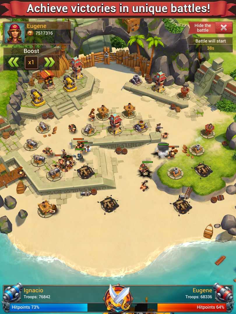 Screenshot of Pirate War: Age of Strike