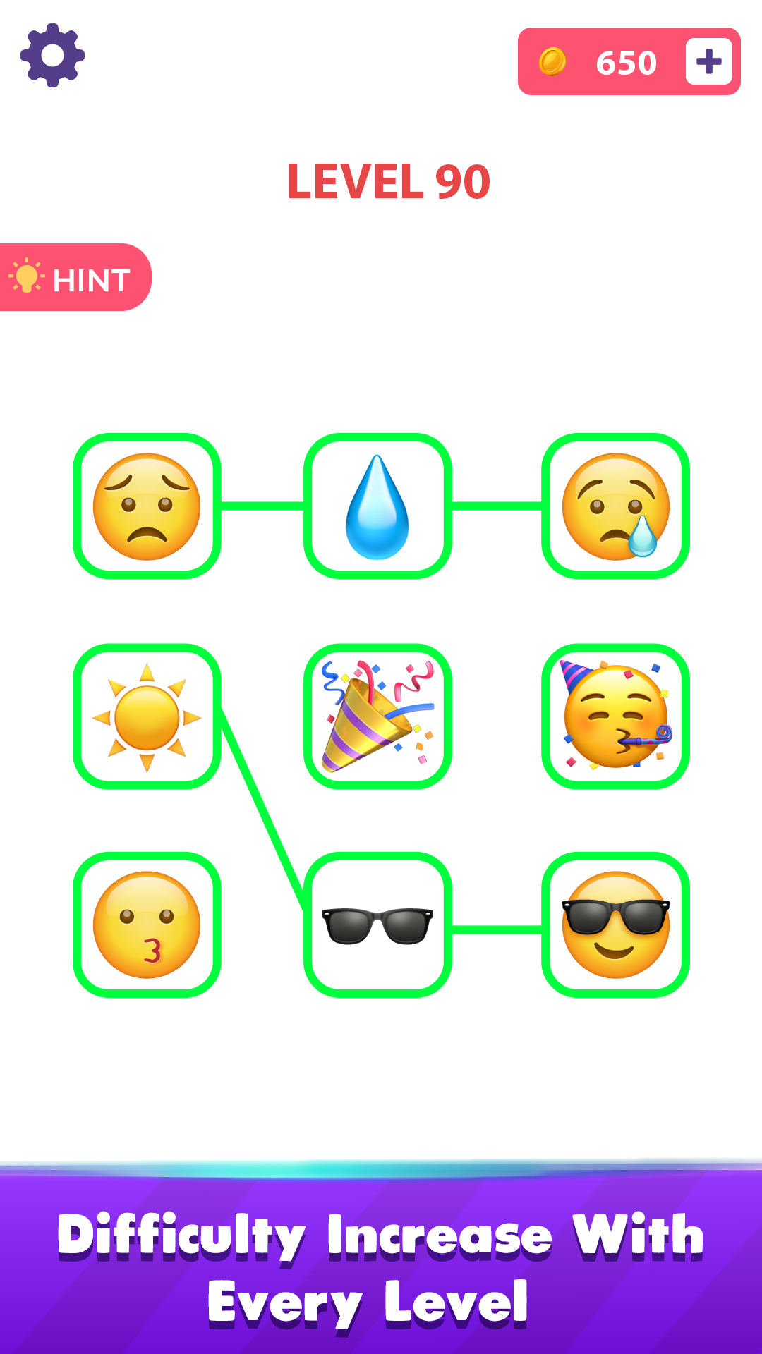 Emoji Challenge Match Puzzle Game Screenshot
