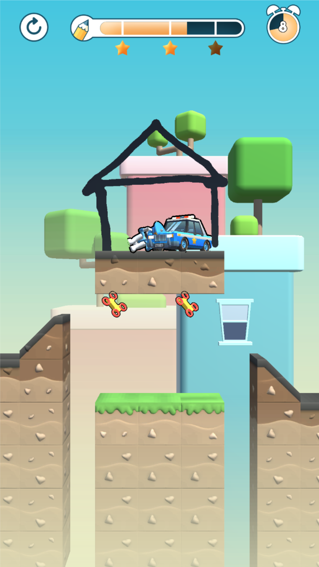 Cops in Trouble: Draw to Save Game Screenshot