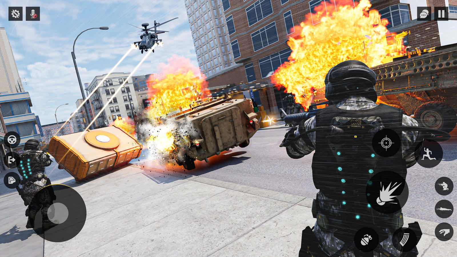 Anti Terrorist Crime City 3D Game Screenshot