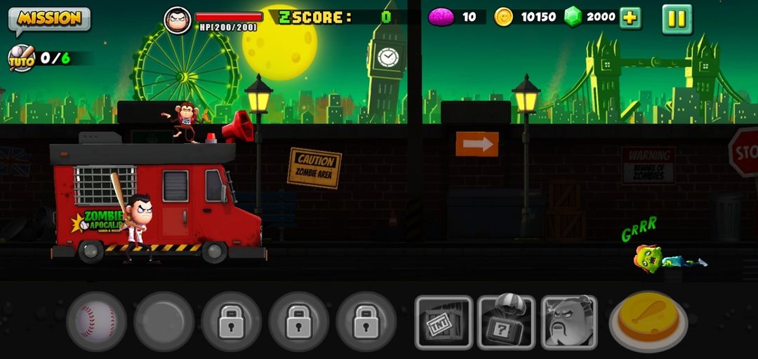Zombie VS Slugger screenshot game