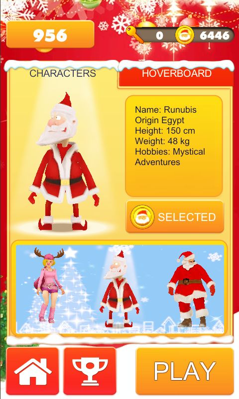 Santa Run screenshot game
