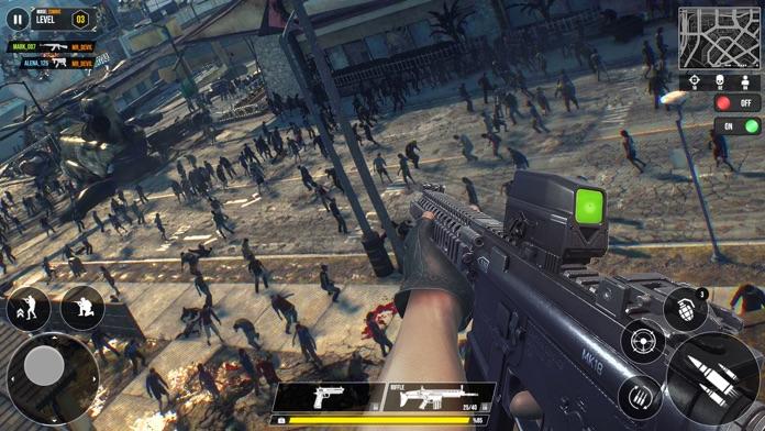 Zombies Shooting Attack Game ภาพหน้าจอเกม