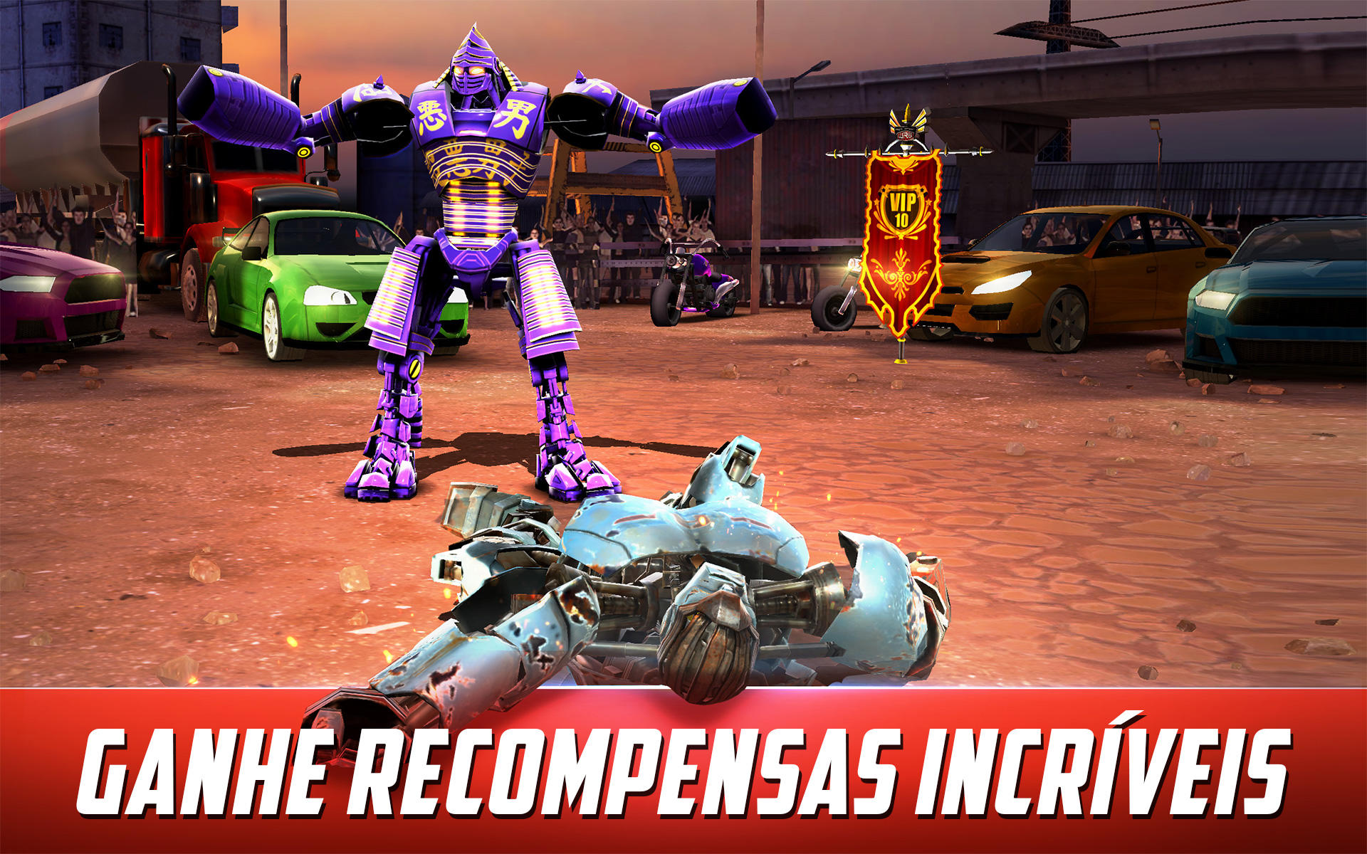 Captura de Tela do Jogo Real Steel World Robot Boxing