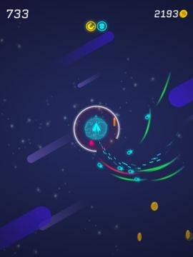 Neon Plane Game Screenshot