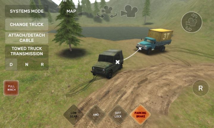 Screenshot 1 of Dirt Trucker - ရွှံ့တောင်များ 1.0.16
