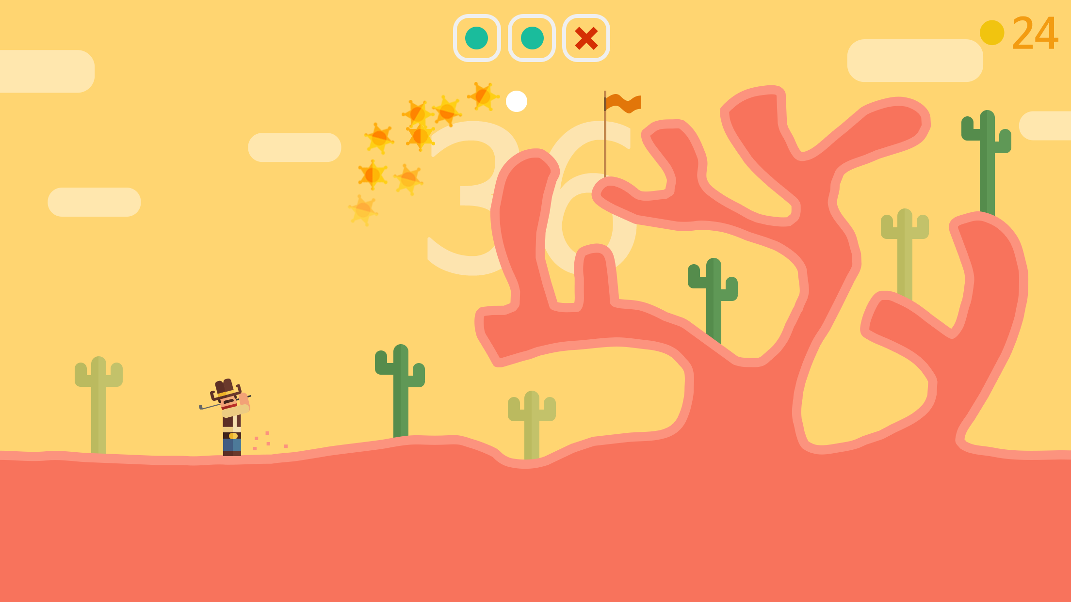 Lonely One : Hole-in-one Game Screenshot