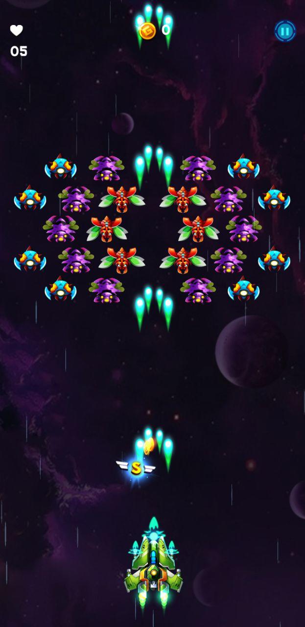 Cuplikan Layar Game Space Galaxy Shooter