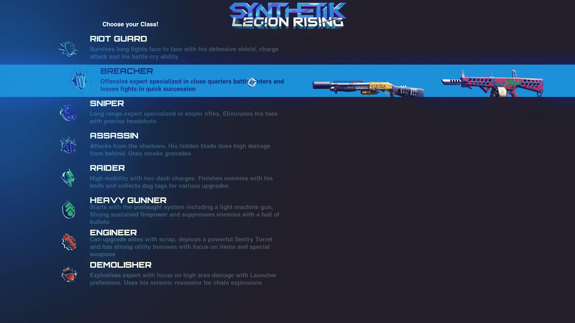 Screenshot of SYNTHETIK: Legion Rising