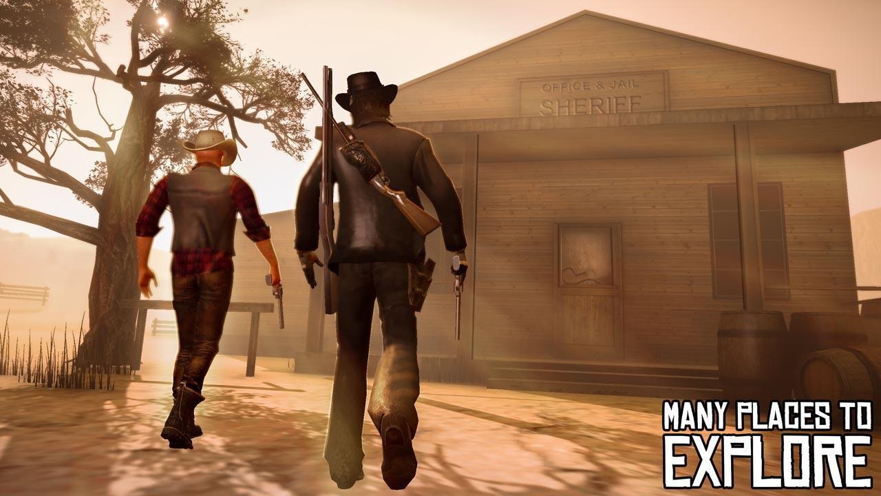 Wild West Gunslinger Cowboy Rider Game Screenshot