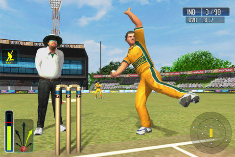 Captura de Tela do Jogo Cricket WorldCup Fever Deluxe