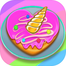 烹飪甜甜圈 - 獨角獸甜品遊戲