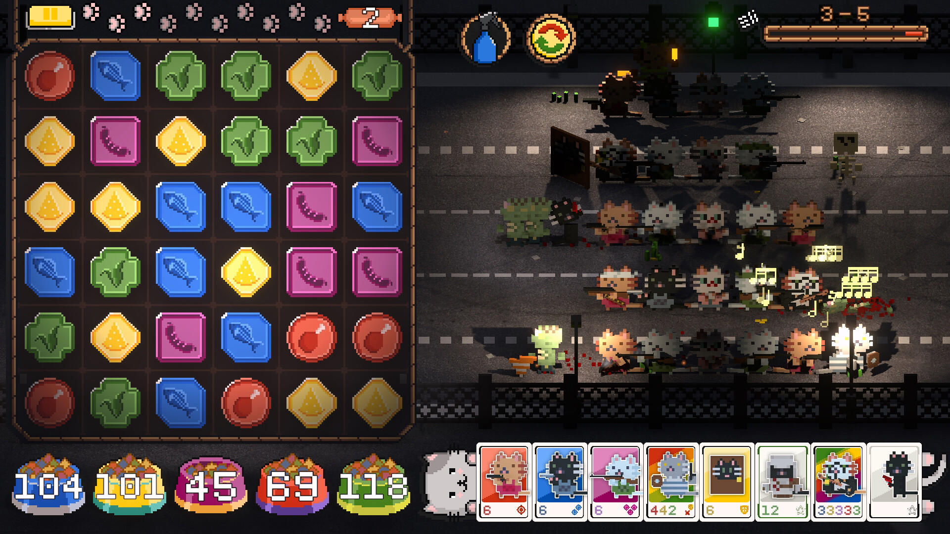 Cats on Duty Game Screenshot