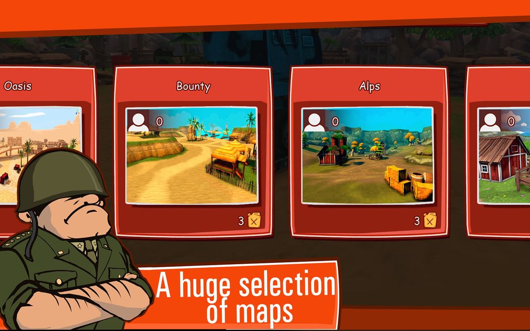 Screenshot of Toon Wars: Awesome Tank Game