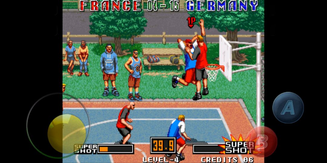 Screenshot of Super Street Basketball