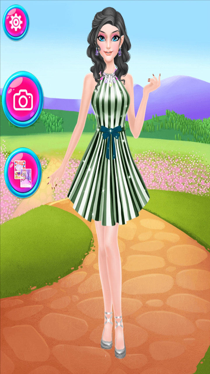 Pink Princess Makeover Salon Game Screenshot