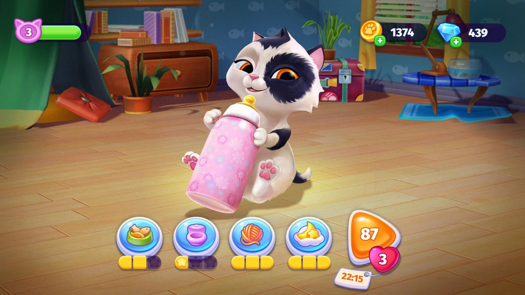 My Cat - Virtual Pet | Tamagotchi kitten simulator ภาพหน้าจอเกม